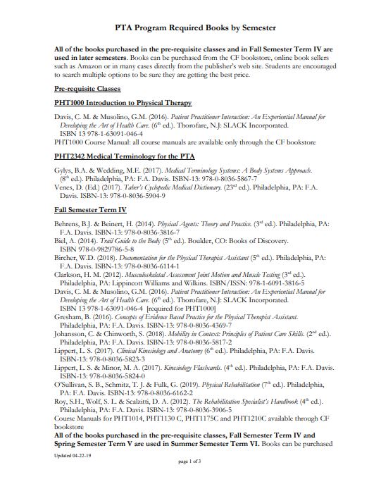 Required Textbooks