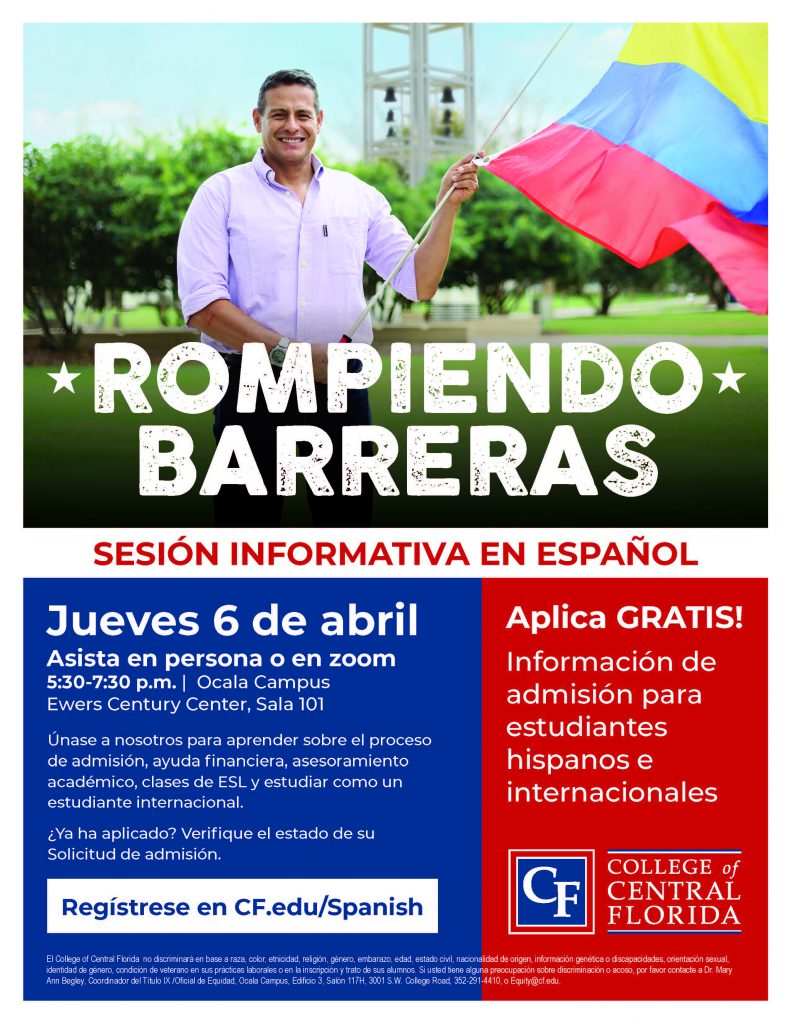 Rompiendo Barreras flier