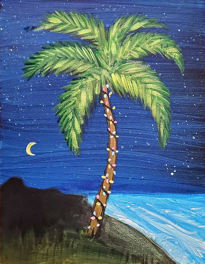 Painting of Palm Tree