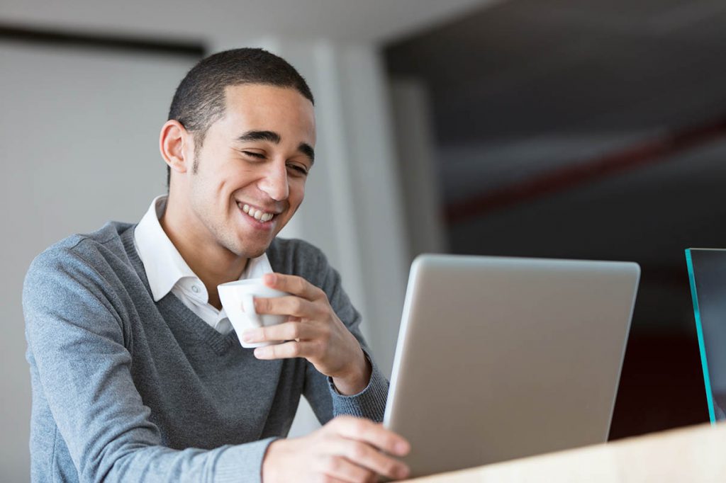 Man on Laptop